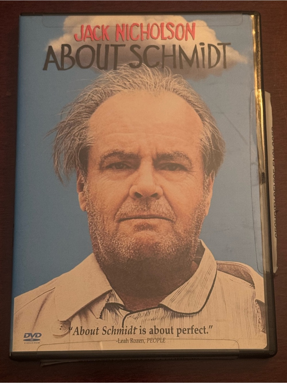 About Schmidt (Jack Nicholson) DVD